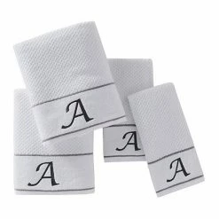 Saturday Knight, Ltd. Monogram 4-piece Bath & Hand Towel Set -Saturday Knight, Ltd.shop unnamed file 114