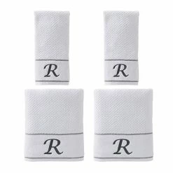 Saturday Knight, Ltd. Monogram 4-piece Bath & Hand Towel Set -Saturday Knight, Ltd.shop unnamed file 120