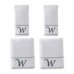 Saturday Knight, Ltd. Monogram 4-piece Bath & Hand Towel Set -Saturday Knight, Ltd.shop unnamed file 127