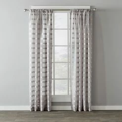 Saturday Knight, Ltd. Saturday Knight, Ltd Parkland Window Curtain Gray -Saturday Knight, Ltd.shop unnamed file 138