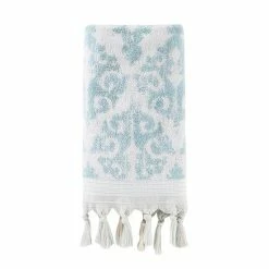 Saturday Knight, Ltd. Mirage Fringe 2-pack Hand Towel Set Blue