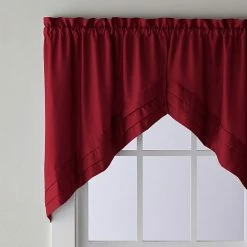 Saturday Knight, Ltd. Holden Swag Kitchen Window Curtain Set - 57'' X 30'' Garnet -Saturday Knight, Ltd.shop unnamed file 190