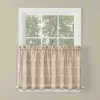 Saturday Knight, Ltd. Briarwood Tier Kitchen Window Curtain Set Wheat -Saturday Knight, Ltd.shop unnamed file 265