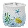 Saturday Knight, Ltd. Watercolor Ocean Toothbrush Holder