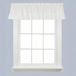 Saturday Knight, Ltd. Sarah Tier Window Valance - 58'' X 10''
