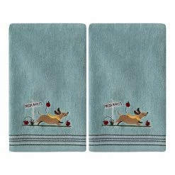 Saturday Knight, Ltd. 2-pack Dog & Apples Hand Towel Set