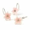 Saturday Knight, Ltd. Misty Floral Shower Curtain Hooks