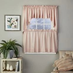 Saturday Knight, Ltd. Holden Tier Kitchen Window Curtain Set Garnet -Saturday Knight, Ltd.shop unnamed file 36