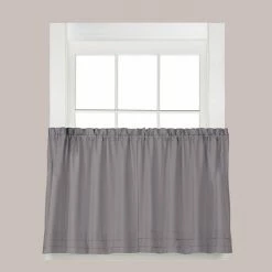 Saturday Knight, Ltd. Holden Tier Kitchen Window Curtain Set Garnet -Saturday Knight, Ltd.shop unnamed file 38