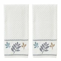 Saturday Knight, Ltd. 2-pack Pencil Leaves Hand Towel