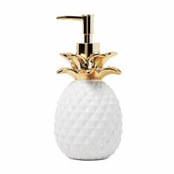 Saturday Knight, Ltd. Gilded Pineapple Soap Pump