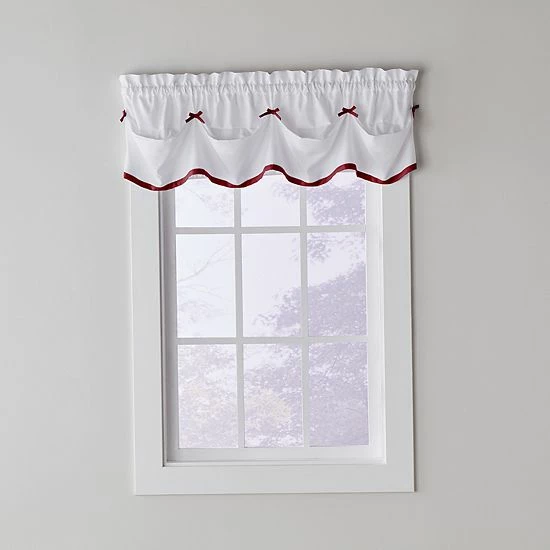 Saturday Knight, Ltd. Saturday Knight Ltd. Kate Tuck Window Valance Berry 6 Saturday Knight, Ltd. Saturday Knight Ltd. Kate Tuck Window Valance Berry - Image 4