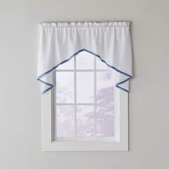 Saturday Knight, Ltd. Kate Swag Curtain Pair - 57" X 28" Blue -Saturday Knight, Ltd.shop unnamed file 51