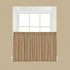 Saturday Knight, Ltd. Hopscotch Tier Curtain Pair Neutral -Saturday Knight, Ltd.shop unnamed file 535