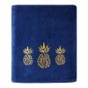 Saturday Knight, Ltd. Gilded Pineapple Bath Towel