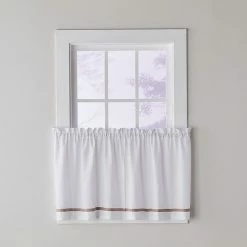 Saturday Knight, Ltd. Saturday Knight Ltd. Kate Tier Kitchen Window Curtain Set Sage