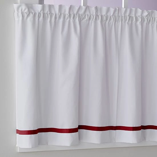 Saturday Knight, Ltd. Saturday Knight Ltd. Kate Tier Kitchen Window Curtain Set Sage 4 Saturday Knight, Ltd. Saturday Knight Ltd. Kate Tier Kitchen Window Curtain Set Sage - Image 2