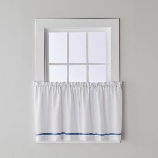 Saturday Knight, Ltd. Saturday Knight Ltd. Kate Tier Kitchen Window Curtain Set Sage 7 Saturday Knight, Ltd. Saturday Knight Ltd. Kate Tier Kitchen Window Curtain Set Sage - Image 5