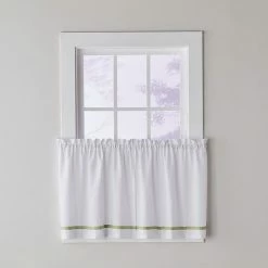 Saturday Knight, Ltd. Saturday Knight Ltd. Kate Tier Kitchen Window Curtain Set Sage 16 Saturday Knight, Ltd. Saturday Knight Ltd. Kate Tier Kitchen Window Curtain Set Sage -Saturday Knight, Ltd.shop unnamed file 68