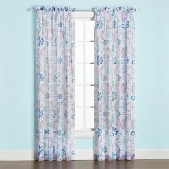 Saturday Knight, Ltd. 1-Panel Dream Window Curtain Blue