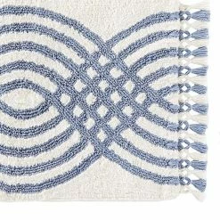 Saturday Knight, Ltd. Fringed Waves Bath Rug -Saturday Knight, Ltd.shop unnamed file 808